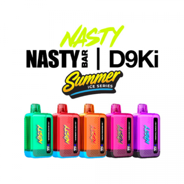 Nasty D9Ki Summer Ice Series - Rechargeable Disposable Device 9000 Puffs (5%)